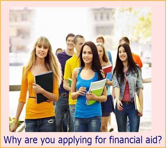 Why are you applying for financial aid