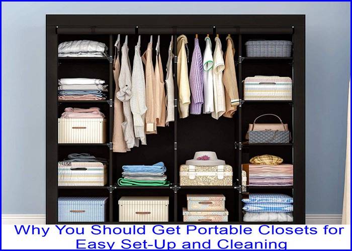Portable Closets for Easy Set-Up and Cleaning